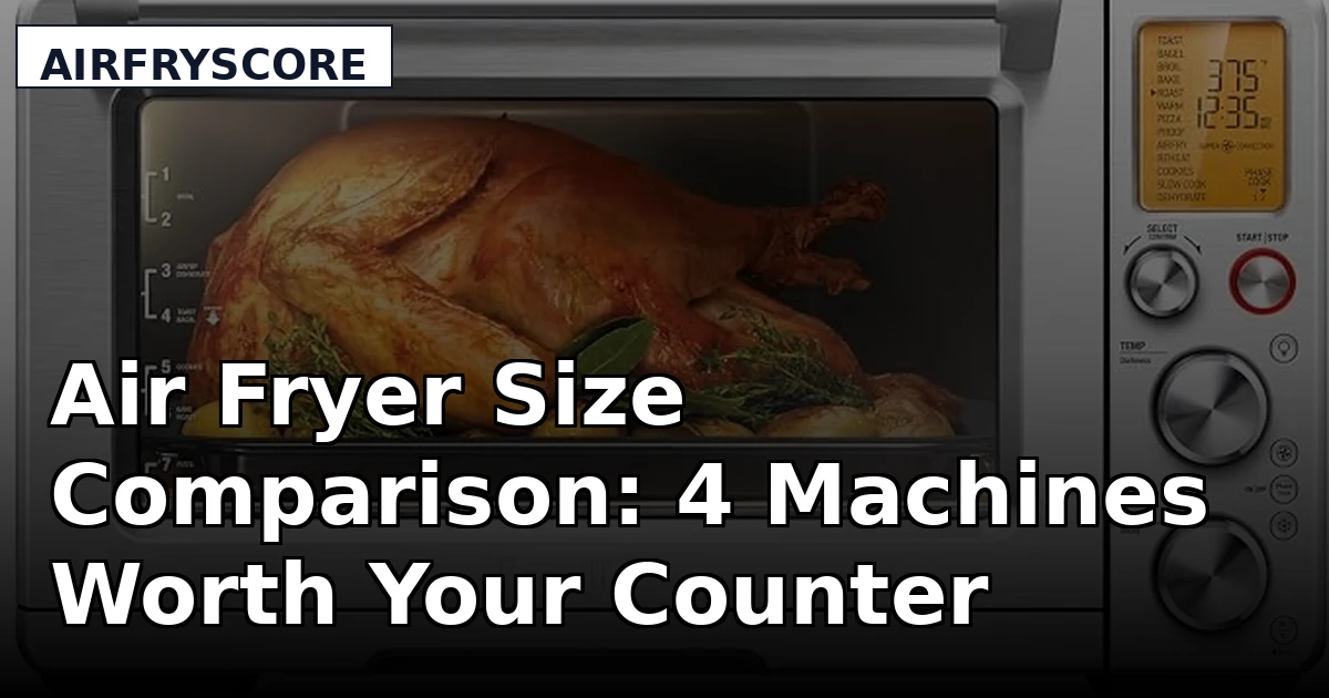 Air Fryer Size Comparison: 4 Machines Worth Your Counter Space