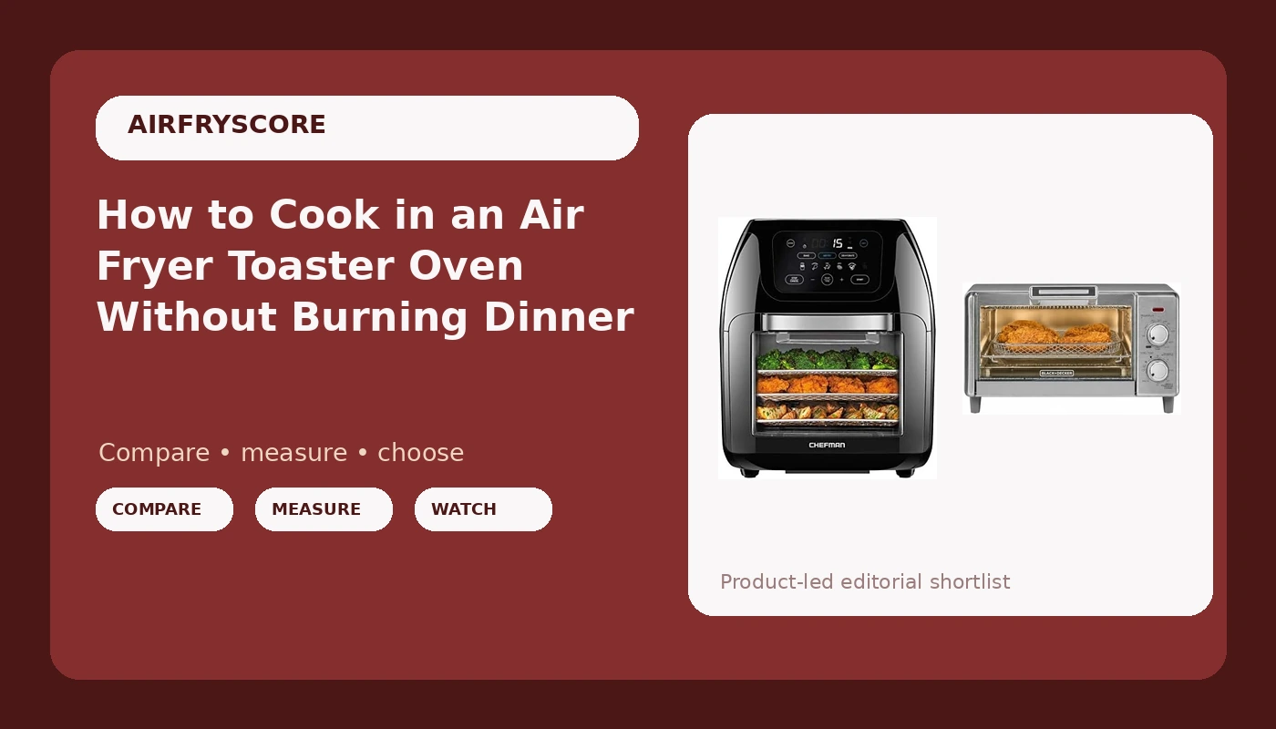 How to Cook in an Air Fryer Toaster Oven Without Burning Dinner
