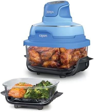 Ninja Crispi Glass Air Fryer, 4-in-1, Grey, FN101GY